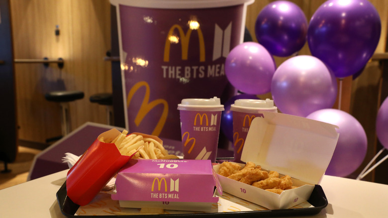 BTS McDonald's meal