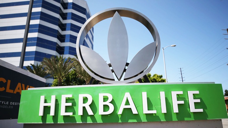 Herbalife sign outside building