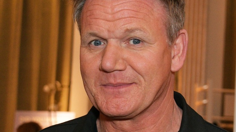 Gordon Ramsay smiling