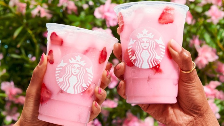 Two Handcrafted Starbucks Iced drinks