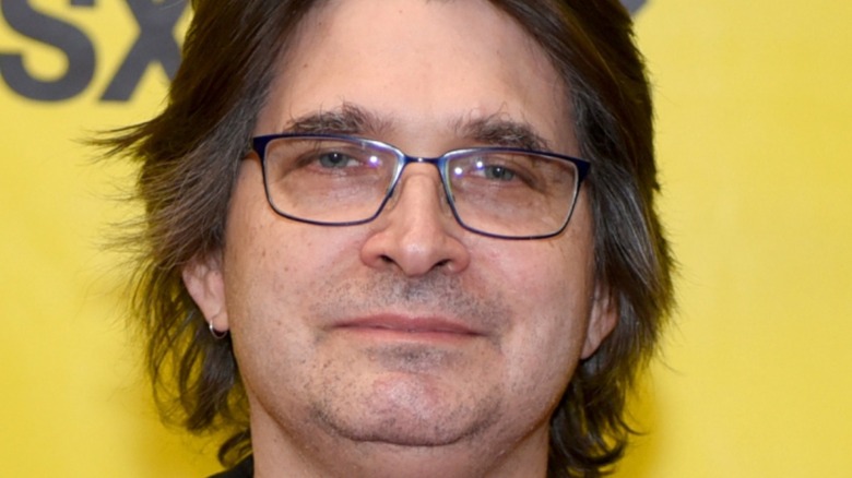 Steve Albini wearing glasses