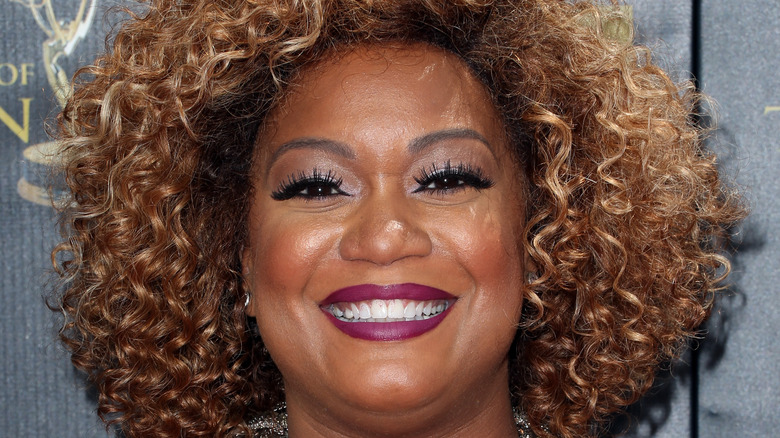 Close up of Sunny Anderson smiling