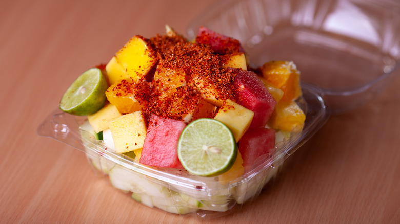 Fruit salad with Tajín