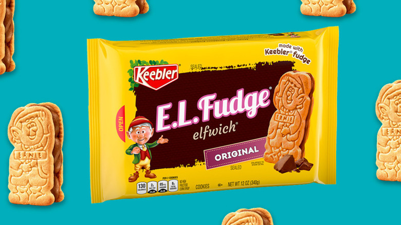 Yellow and brown Keebler package