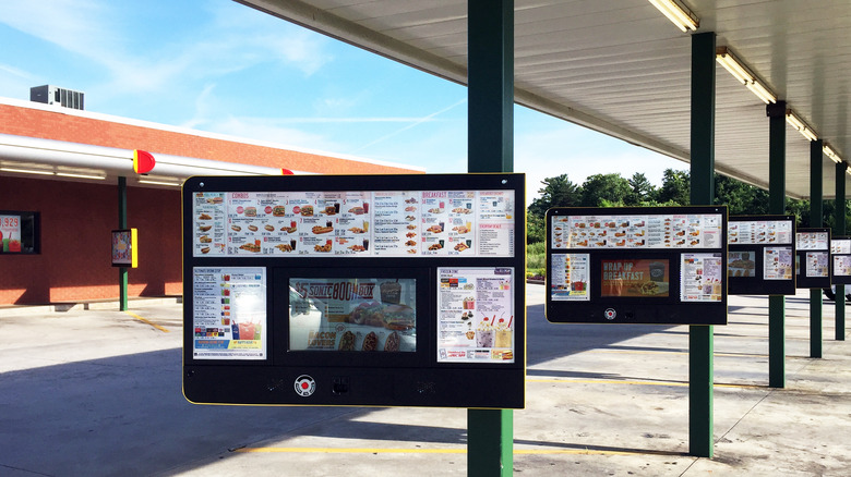 Menus at Sonic Drive-In