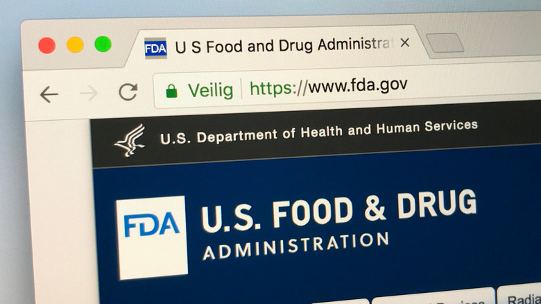 FDA home page