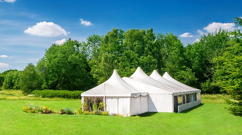 The Great British Baking Show tent