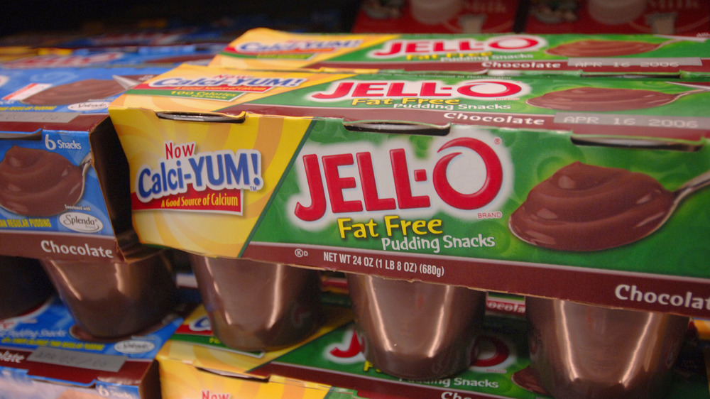 Fat-free Jell-O pudding cups 