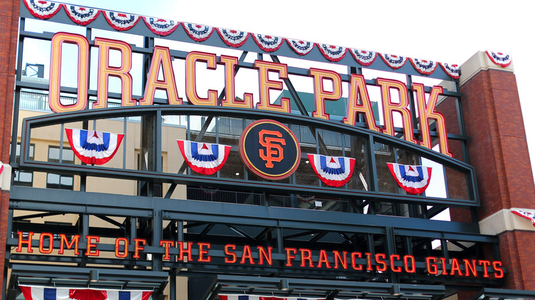 Entrance to Oracle Park