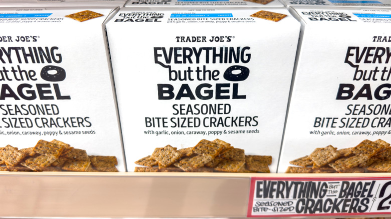 Trader Joe's Everything but the Bagel seasoned crackers