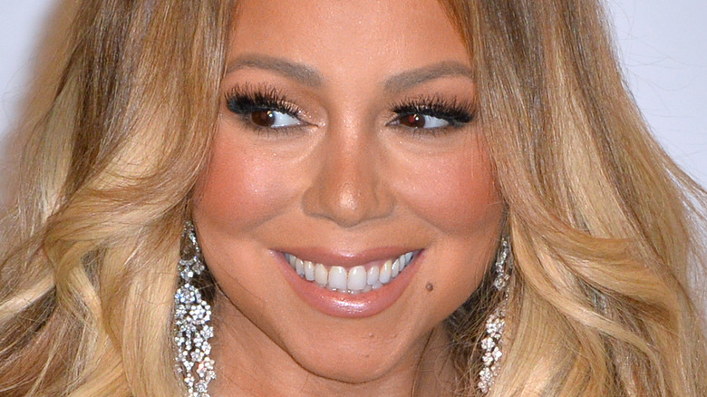 Mariah Carey smiling