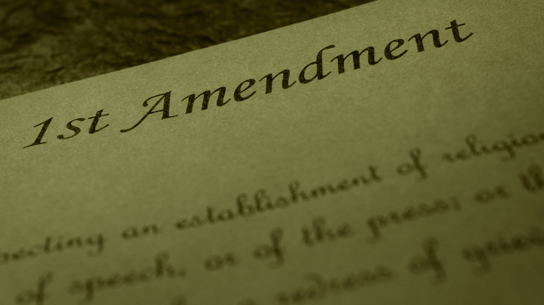 first amendment