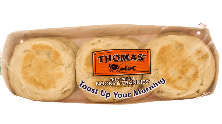 package of Thomas english muffins