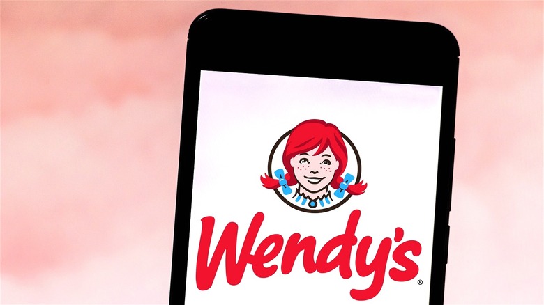 Wendy's app on phone