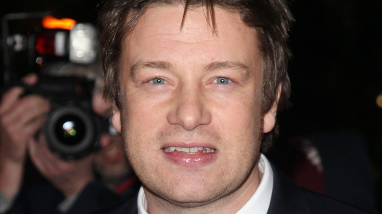 Jamie Oliver smiling