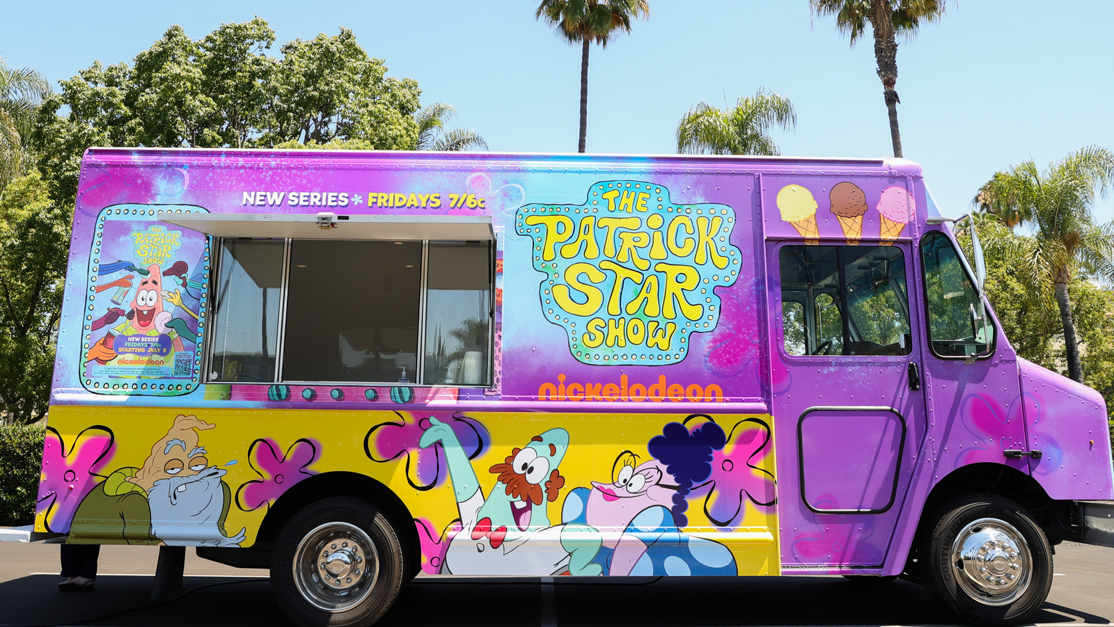 spongebob ice cream truck bar