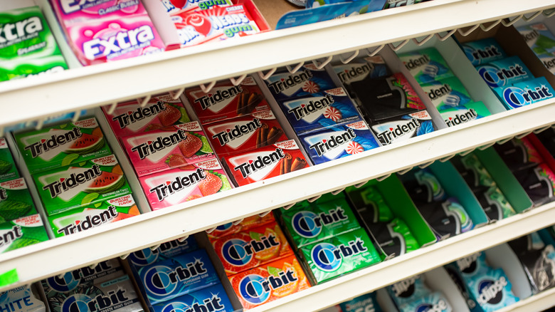 Shelves of gum