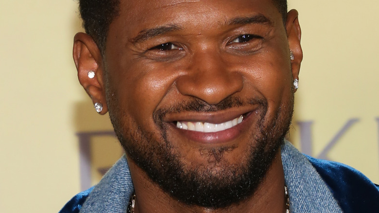 Usher smiling