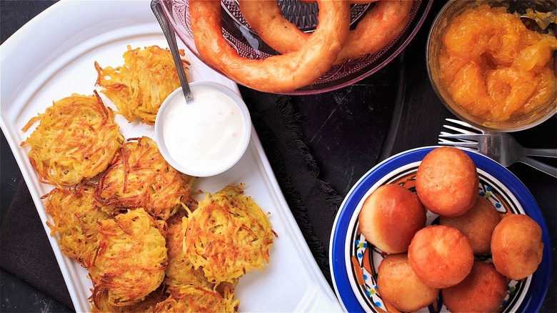 Hanukkah fried foods
