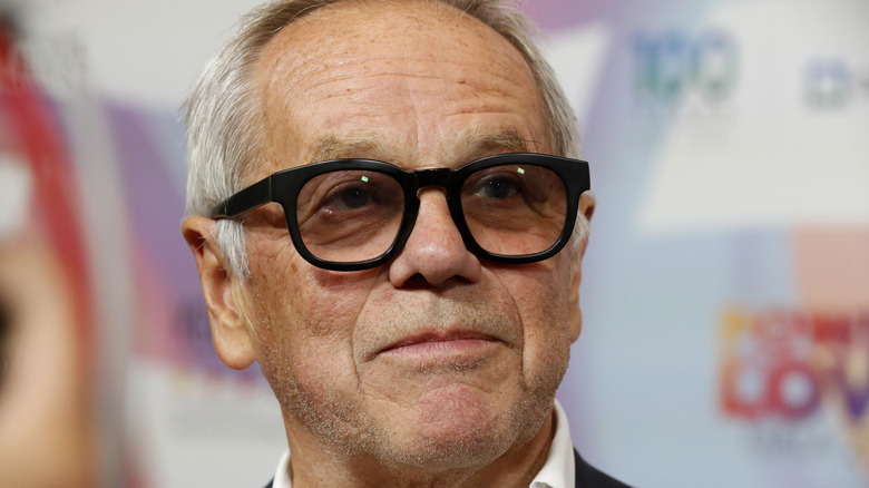 Wolfgang Puck with black framed glasses