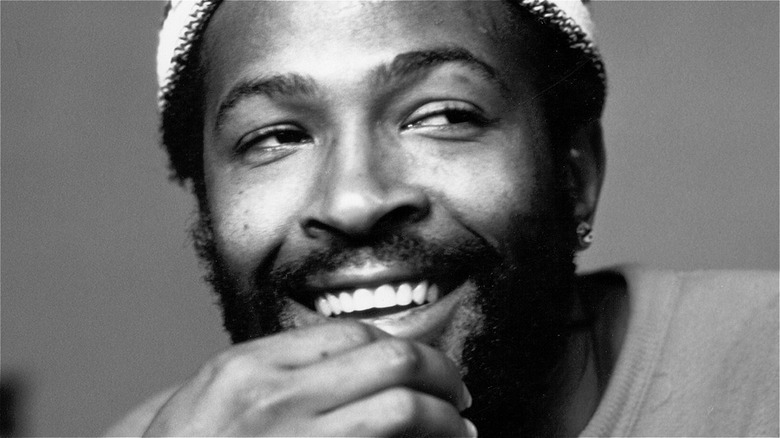 Marvin Gaye wearing earring