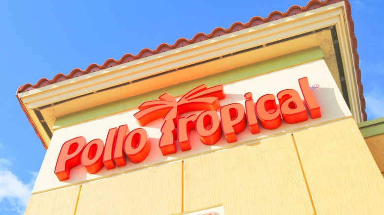 Pollo Tropical signage outside