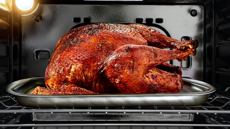 Turkey in the oven