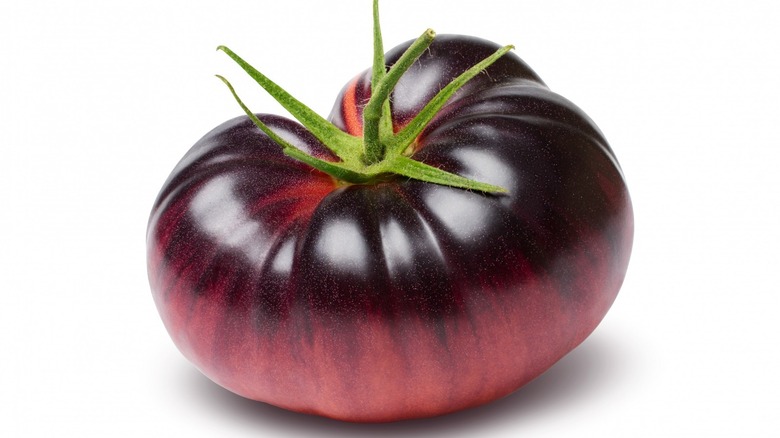 large purple tomato