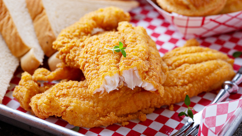 Fried catfish