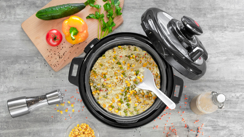 Food in slow cooker