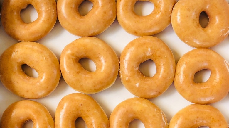 Krispy Kreme glazed doughnuts