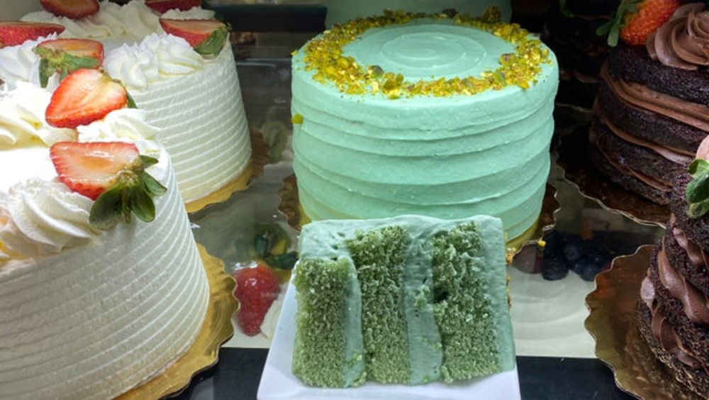 Whole Foods' Pistachio Chantilly Cake