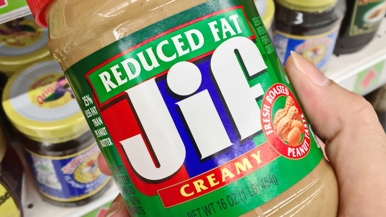 Reduced fat Jif peanut butter 