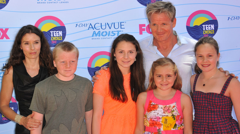 Gordon Ramsay's family at the 2012 Teen's Choice