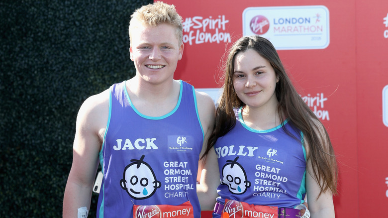 Jack Ramsay with sister Molly in 2018