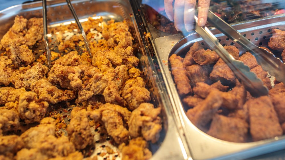 fried food on a buffet