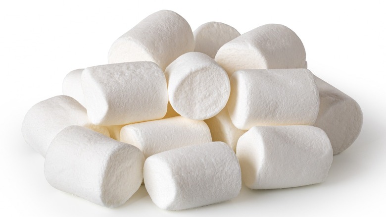 A mountain of marshmallows 