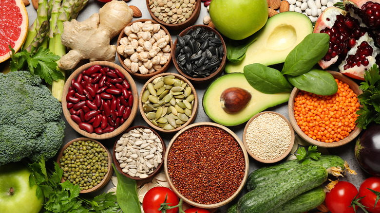 Fruits and vegetables