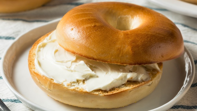 bagels and cream cheese