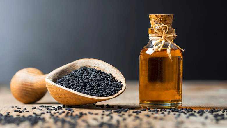 Black seed oil and seeds