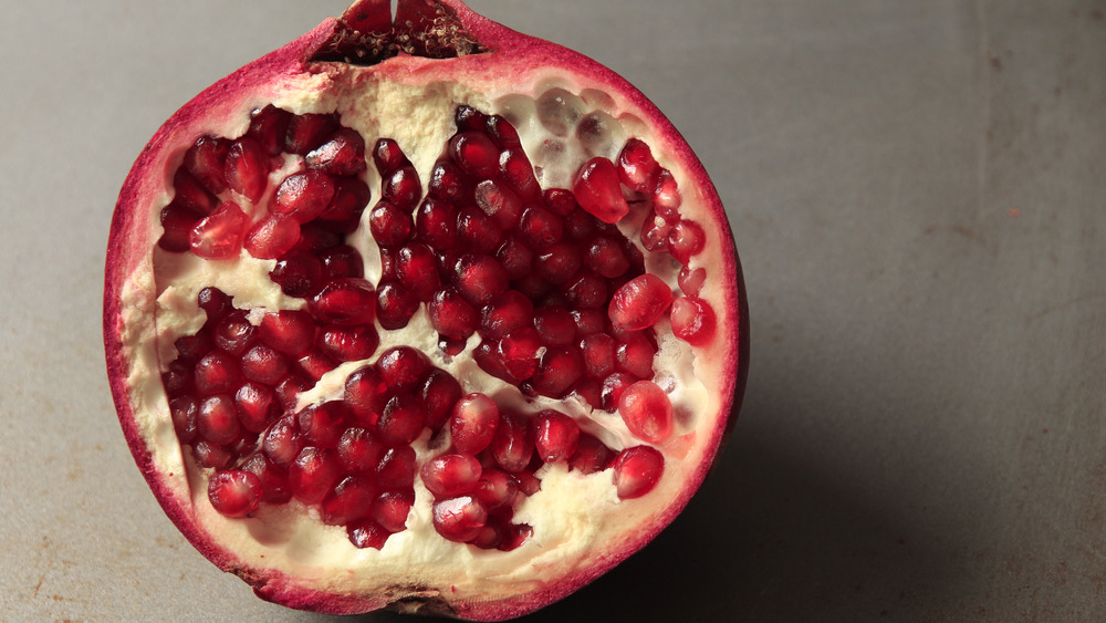 Interior of pomegranate