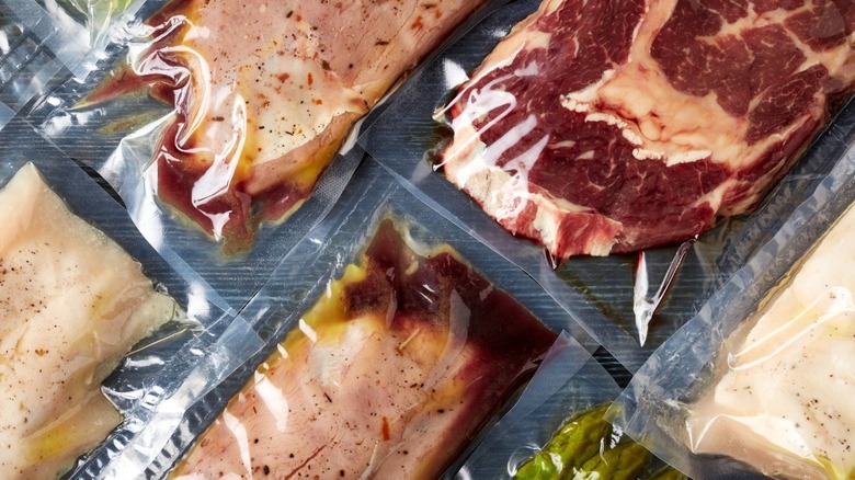 Vacuum sealed meats