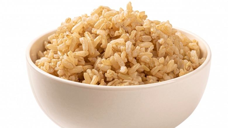 A Bowl of Cooked Brown Rice