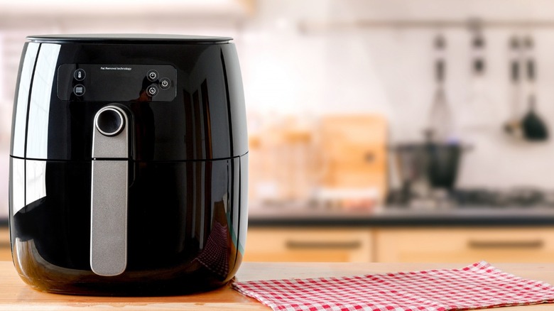 Air fryer sitting on counter