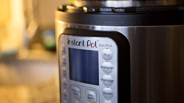 Instant pot close-up