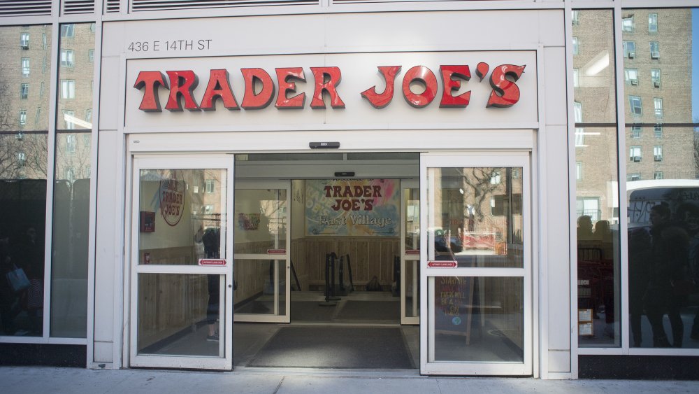 Trader Joe's store front with open doors