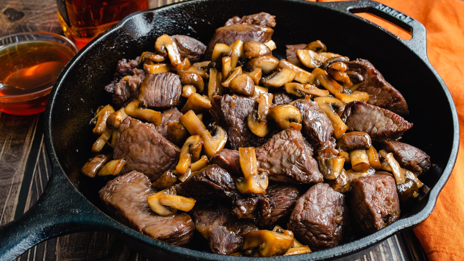 Why You Should Pan Sear Steak Tips Before Cooking Them In The Oven