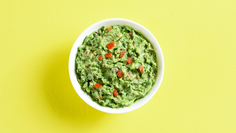 Guacamole in a bowl