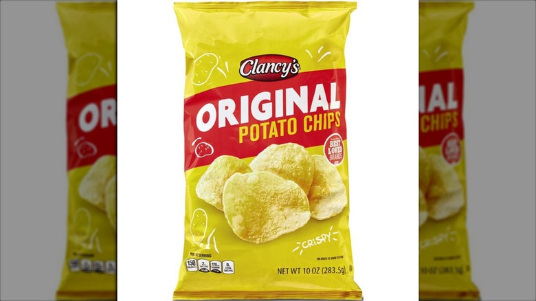 Bag of Clancy's potato chips
