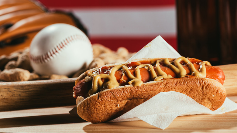 Ballpark hot dog 